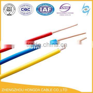 Solid Strand Copper PVC Coated Electric Cable Housing Wire