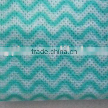 Spunlace nonwoven cleaning cloth (viscose/polyester)