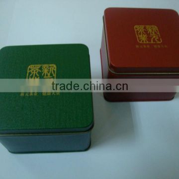 square tin box