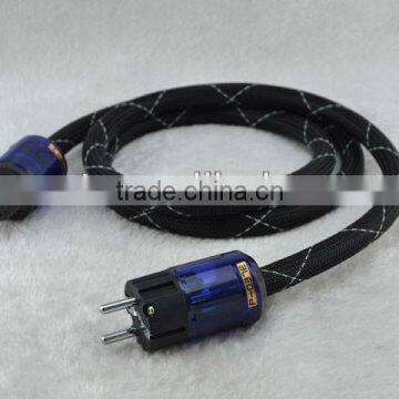 AudioCrast HI-End EU SCHUKO Power Cable Shield Cord Schuko IEC Plug