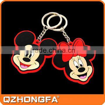 new hot sale fashion custom pvc keychain with factory price