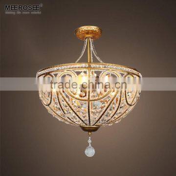 Classic Crystal Chandelier Pendant Light Semi Flush Mounted Light MD82066