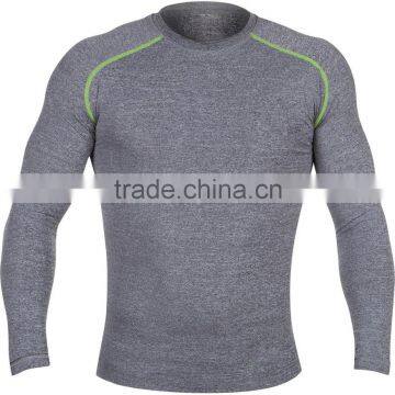 Grey Full Long Sleeves Compression T-Shirt Rash Guard Supplier, Cosh International, Design # 29