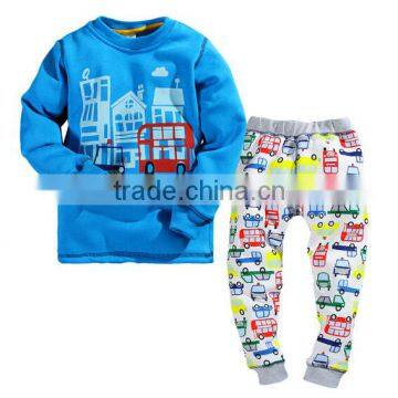 2015 new arrivals kids winter warm thick long sleeve sets