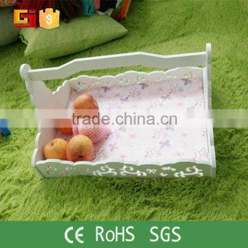 New design high quality plastic square folding fruit basket