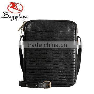 M4022 Hot sale trendy man stitching shoulder bag PU