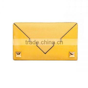 WA8089 New product PU leather fashion designer ladies envelope clutch purse