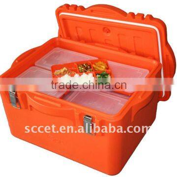 roto molded insulated food warmer carrier hot food box proved by FDA&CE