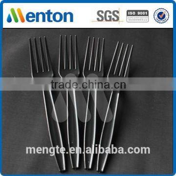 ps plastic black fork