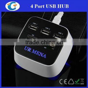 multi functional usb combo hub with card readers