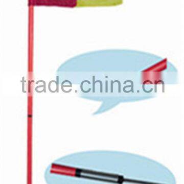 custom made ABS coner flags spring post