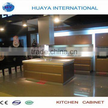 Fashionable Design Contemporary Kitchen Cabinet for hotel project ,made in china