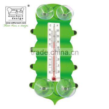 Designed Painted Caterpillar Shape Plastic Window Thermometer photo-3