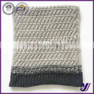 High Quality Multicolor Jacquard Acrylic Winter Knitted Infinity Scarf (can be Customized) photo-2