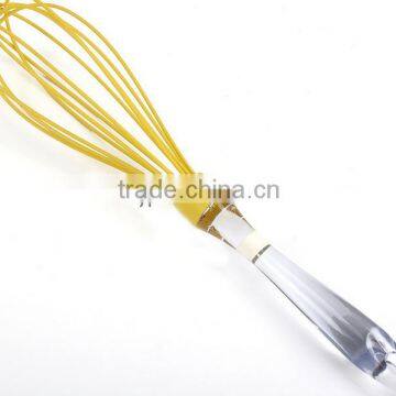 Silicone Traditiona Hand Whisk Stirrer Mixer Rotate Egg Beater Kitchen Tool New photo-3