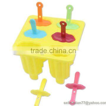 FDA Silicone Ice Lolly Maker Flexible Ice Cream Mould