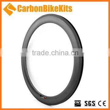 CarbonBikeKits Road Bicycle Carbon Rim 23mm Width 60mm Depth Clincher