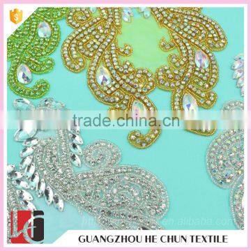 HC-3598 Hechun Single Hotfix Sewing Stone Applique for Woman Dress Quality Choice photo-5
