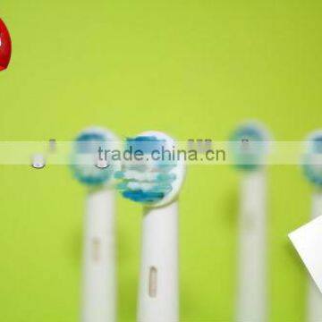 electric toothbrush head with rounded bristle