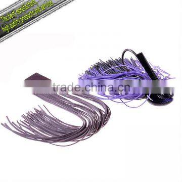 Jig lead head hook special silicone wire 100 for sale (brown,purple) 2/color Length/120mm