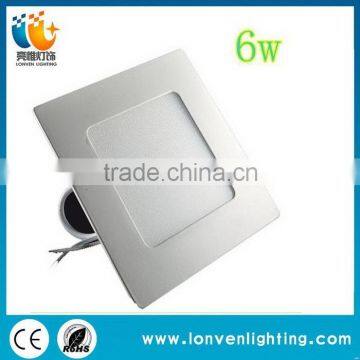 Contemporary antique ultra slim led panel light 6w