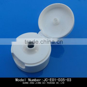 diameter 35mm plastic flip top cap for tube