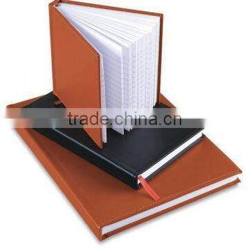 LEATHER PAPER NOTE BOOK WITH OFFSET PRINTING