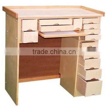 Wooden drawer chest for jewelry