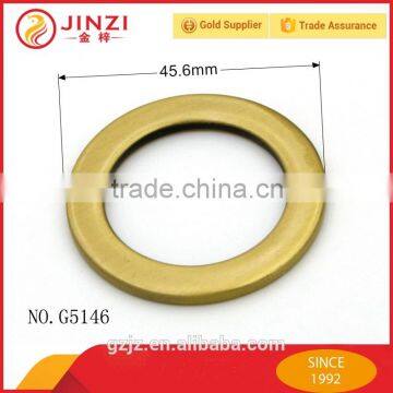 Made in China Brass Copper Flat O Ring for Handbag Fittings