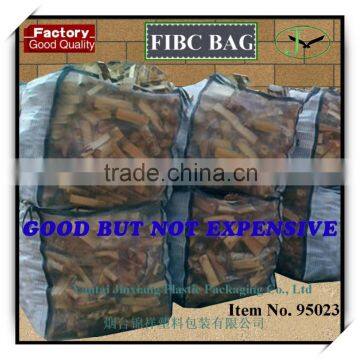 100% PP polypropylene ventilated big bag vent sack mesh bag for firewood ton bag with factory price in Shandong