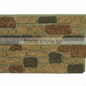 Hotel use high translucent polyurethane faux stone wall panel