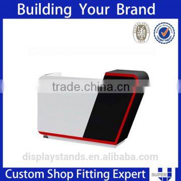 2016 customized retail counter desk Distinctive display number counter system