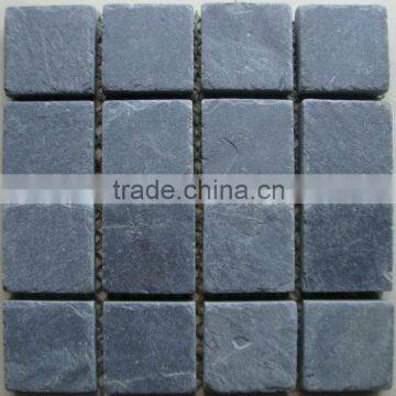 erosion resistance antacid culture stone natural black slate paving stone