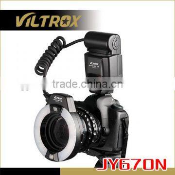 Viltrox JY-670N iTTL Macro Ring flash light speedlite camera flash for Nikon Camera