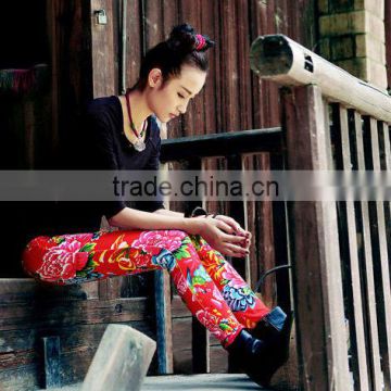 custom all over print korean fashion ladies fancy leggings