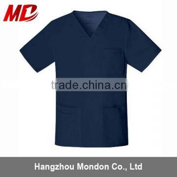 Black Classic medical uniforms scrubs set in promotion