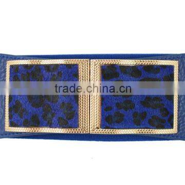 Ladies Classic Design Horsehair Fashion Elastic Pu Ribbon Waist Belt photo-2