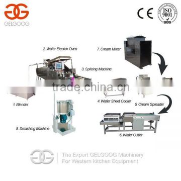 Automatic 45 Moulds Gas Type Wafer Biscuit Making Machine/Automatic Wafer Product Line