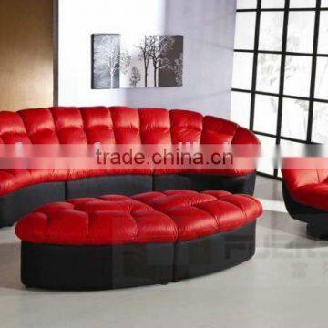 Hot Sale Color Bright Fancy Leather Recliner Sofa for Hotel Used photo-2
