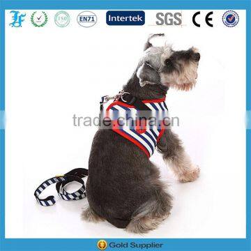 Stylish Brave Navy Sailor Pet Harness & Leash Durable Polyester Harnesses