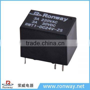 Ronway factory high quality RWT1-DC24V-ZS 2A 220VAC electric relay connector 4100