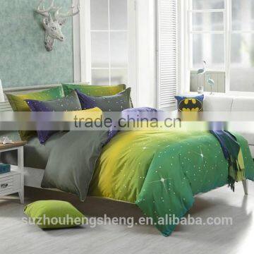 100% Cotton New Designed Most Comfortable Knitted Star Printing 4piece Sheet Set photo-4