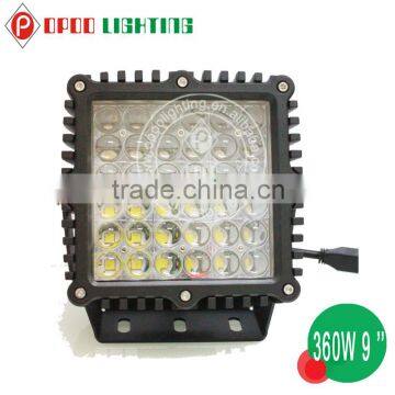 Factory Sell Work Light Led, 9inch 360w 4WD Truck Work Light Led
