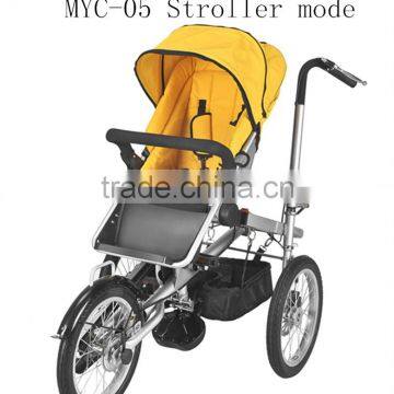 3 Wheel Baby Stroller Mother Baby Bike Baby Stroller Baby Pram Shopping Bike Tricycle photo-4