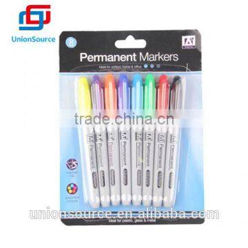 2015 New Mold 8pcs Colored Permanent Marker