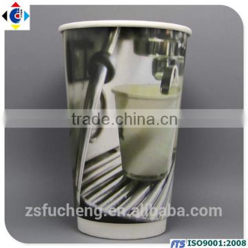 costom logo printed paper coffee cup take out