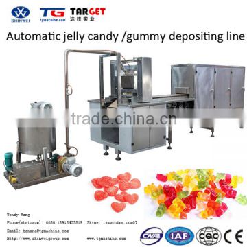 2016 New designed Automatic Gummy bear Candy depositing line with servo control