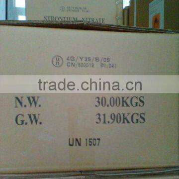 Strontium Nitrate for Pigment