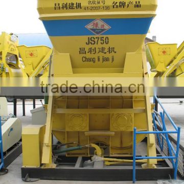 High capacity electric concrete mixer,twin-shaft concrete mixer,JS750 concrete mixer companies