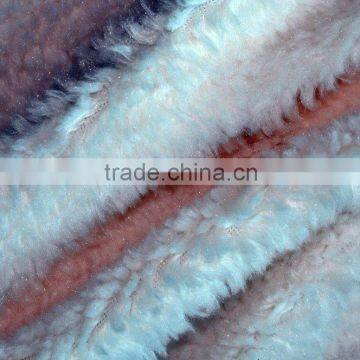 Sprayed Plush Fabric